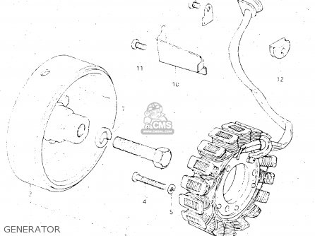 GENERATOR - GS500E 1982 (Z) GENERAL EXPORT (E01)