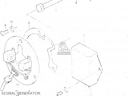 SIGNAL GENERATOR - GS500E 1982 (Z) GENERAL EXPORT (E01)