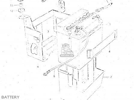 BATTERY - GS500E 1982 (Z) GENERAL EXPORT (E01)