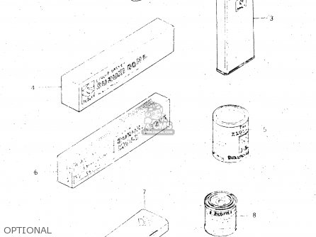 OPTIONAL - GS500E 1982 (Z) GENERAL EXPORT (E01)