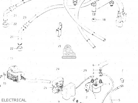 ELECTRICAL - GS500E 1983 (D) GENERAL EXPORT (E01)