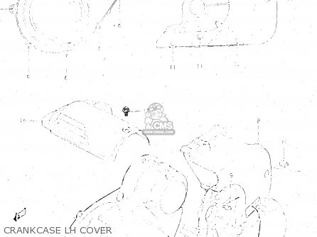 CRANKCASE LH COVER - GS500E 1983 (D) GENERAL EXPORT (E01)