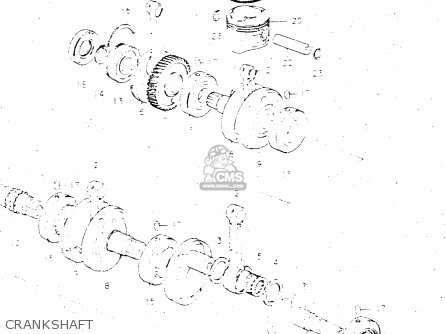 CRANKSHAFT - GS500E 1983 (D) GENERAL EXPORT (E01)