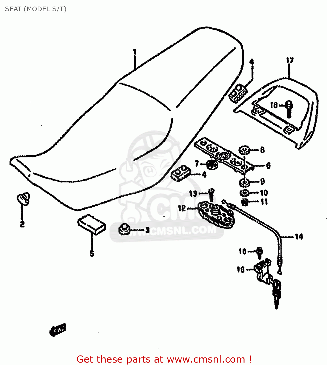 SEAT (MODEL S/T) GS500E 1989 (K) (E01 E02 E04 E15 E16 E17 E21 E22 E24 E25 E34 E39