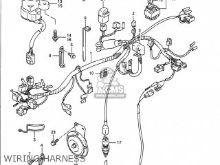 Suzuki GS500E 1989 (K) USA (E03) parts lists and schematics