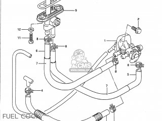 FUEL COCK - GS500E 1989 (K) USA (E03)