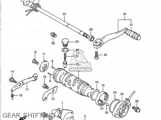 GEAR SHIFTING - GS500E 1990 (L) USA (E03)