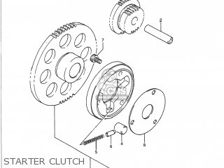STARTER CLUTCH - GS500E 1990 (L) USA (E03)