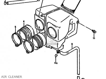 AIR CLEANER - GS500E 1991 (M) (E01 E02 E04 E15 E16 E17 E21 E22 E24 E25 E34 E39