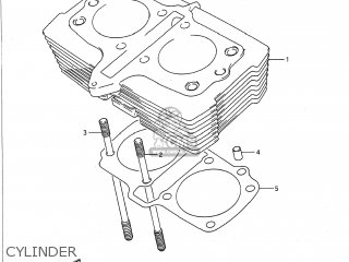 CYLINDER - GS500E 1992 (N) USA (E03)
