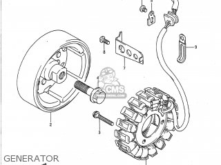 GENERATOR - GS500E 1993 (P) USA (E03)