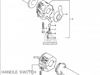 HANDLE SWITCH - GS500E 1994 (R) USA (E03)