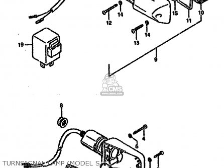 TURNSIGNAL LAMP (MODEL S/T) - GS500E 1995 (S) (E02 E04 E22 E25 E34 E37) / P9