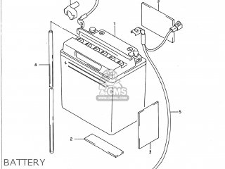 BATTERY - GS500E 1995 (S) USA (E03)