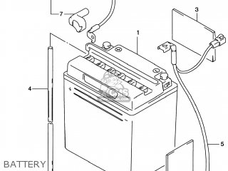 BATTERY - GS500E 1997 (V) USA CANADA (E03) (E28)