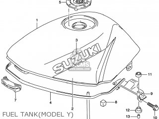 FUEL TANK(MODEL Y) - GS500E 1997 (V) USA CANADA (E03) (E28)