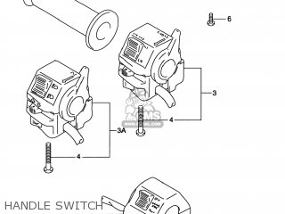 HANDLE SWITCH - GS500E 1997 (V) USA CANADA (E03) (E28)