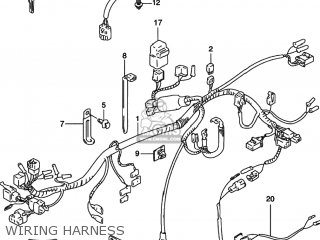 WIRING HARNESS - GS500E 1997 (V) USA CANADA (E03) (E28)