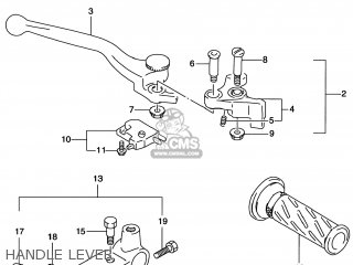 HANDLE LEVER - GS500E 1998 (W) USA CANADA (E03) (E28)