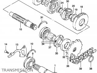 TRANSMISSION - GS500E 1998 (W) USA CANADA (E03) (E28)