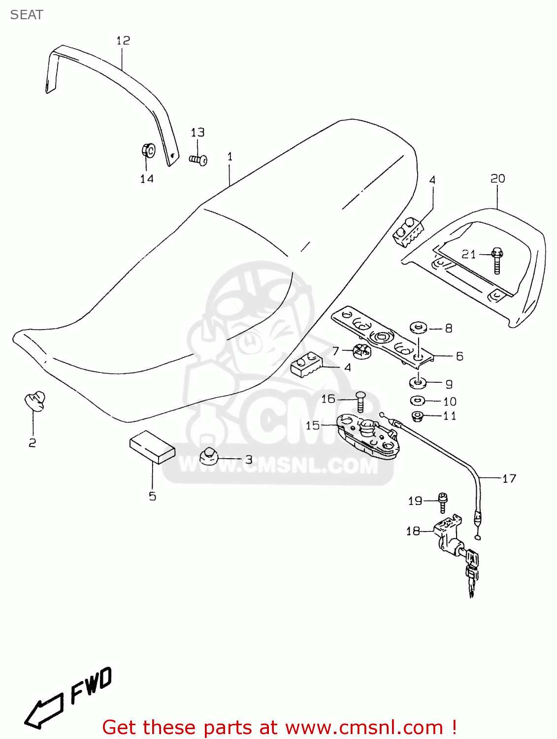 SEAT GS500E 1999 (X) (E02 E04 E22 E24 E25 E34 E37)