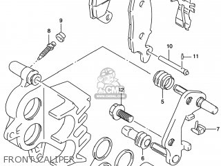 FRONT CALIPER - GS500E 1999 (X) USA CANADA (E03) (E28)