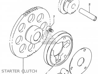 STARTER CLUTCH - GS500E 1999 (X) USA CANADA (E03) (E28)