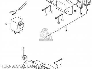 TURNSIGNAL LAMP - GS500E 1999 (X) USA CANADA (E03) (E28)