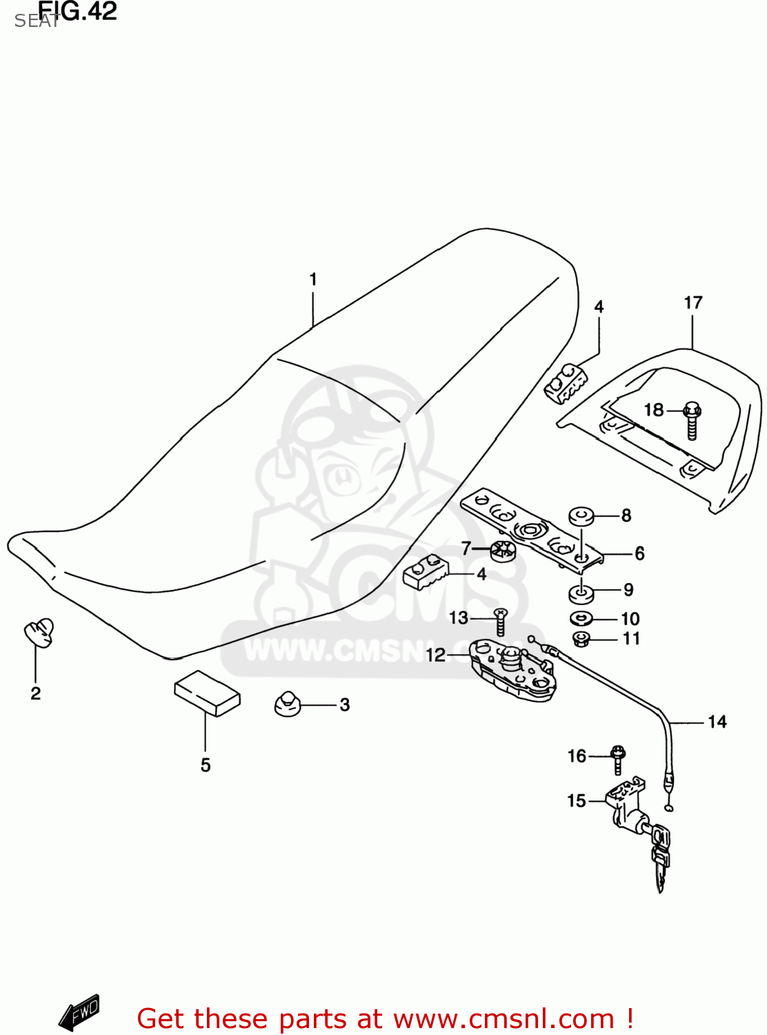 SEAT GS500E 2000 (Y) USA CANADA (E03) (E28)