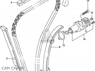 CAM CHAIN - GS500E 2000 (Y) USA CANADA (E03) (E28)
