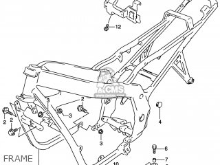 FRAME - GS500E 2000 (Y) USA CANADA (E03) (E28)