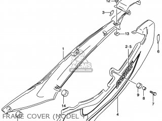 FRAME COVER (MODEL Y) - GS500E 2000 (Y) USA CANADA (E03) (E28)