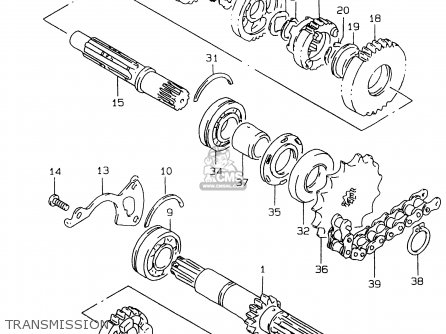 TRANSMISSION - GS500E 2000 (Y)