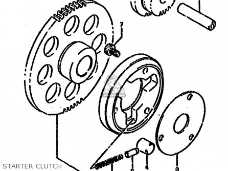 STARTER CLUTCH - GS500ESK 1996 (T) BRAZIL (E37)