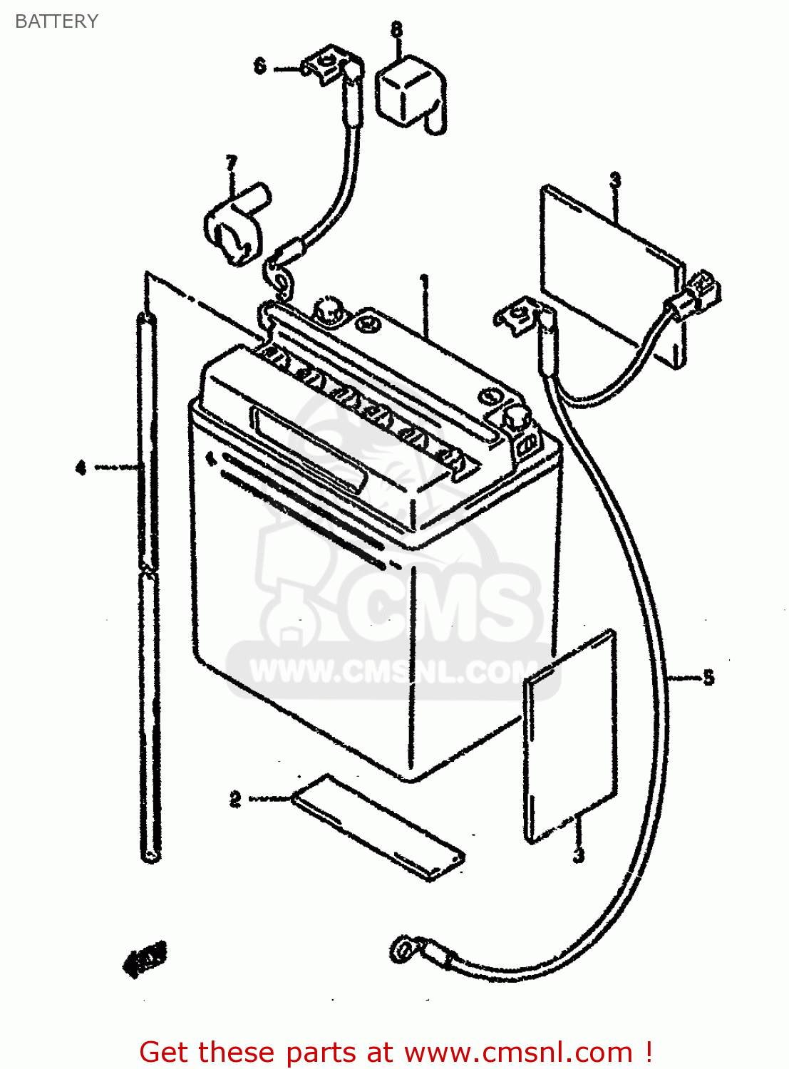 BATTERY GS500EU 1990 (L) GERMANY (E22)