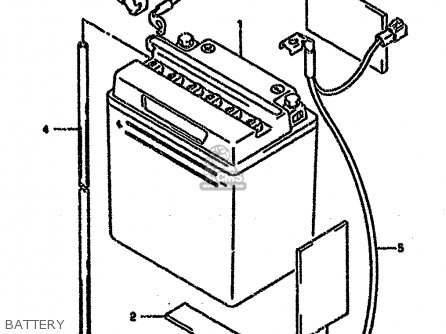 BATTERY - GS500EU 1990 (L) GERMANY (E22)