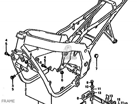 FRAME - GS500EU 1994 (R) GERMANY AUSTRALIA (E22 E24)