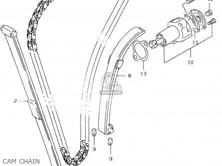 CAM CHAIN - GS500EU 1997 (V) (E04 E22 E39)