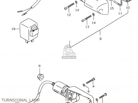 TURNSIGNAL LAMP - GS500EU 1997 (V) (E04 E22 E39)