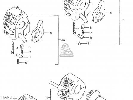 HANDLE SWITCH - GS500EU 1997 (V) (E04 E22 E39)