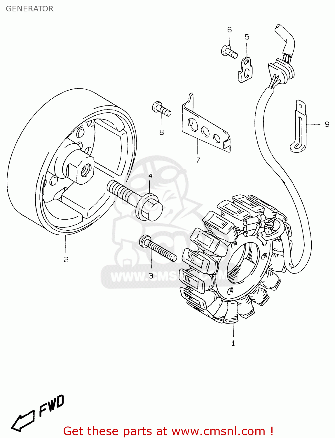 GENERATOR GS500EU 2000 (Y)