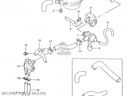 SECOND AIR (E18,E39) - GS500EU 2000 (Y)