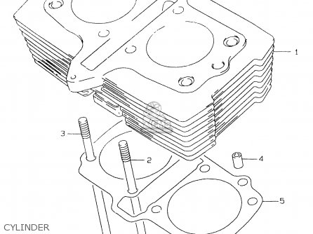 CYLINDER - GS500EU 2000 (Y)