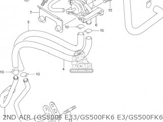 2ND AIR (GS500F E33/GS500FK6 E3/GS500FK6 E28) - GS500F 2004 (K4) USA (E03)