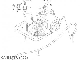 CANISTER (P33) - GS500F 2004 (K4) USA (E03)