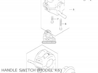 HANDLE SWITCH (MODEL K6) - GS500F 2004 (K4) USA (E03)