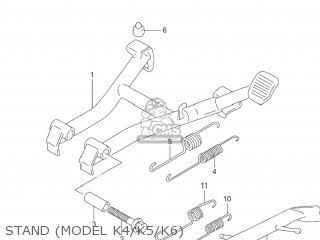 STAND (MODEL K4/K5/K6) - GS500F 2004 (K4) USA (E03)