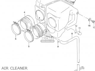 AIR CLEANER - GS500F 2005 (K5) USA (E03)
