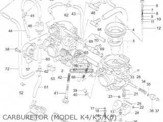 CARBURETOR (MODEL K4/K5/K6) - GS500F 2005 (K5) USA (E03)