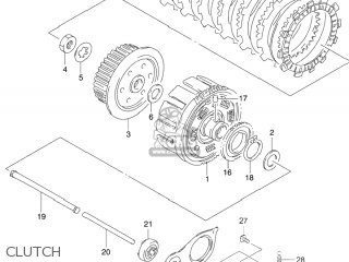 CLUTCH - GS500F 2005 (K5) USA (E03)